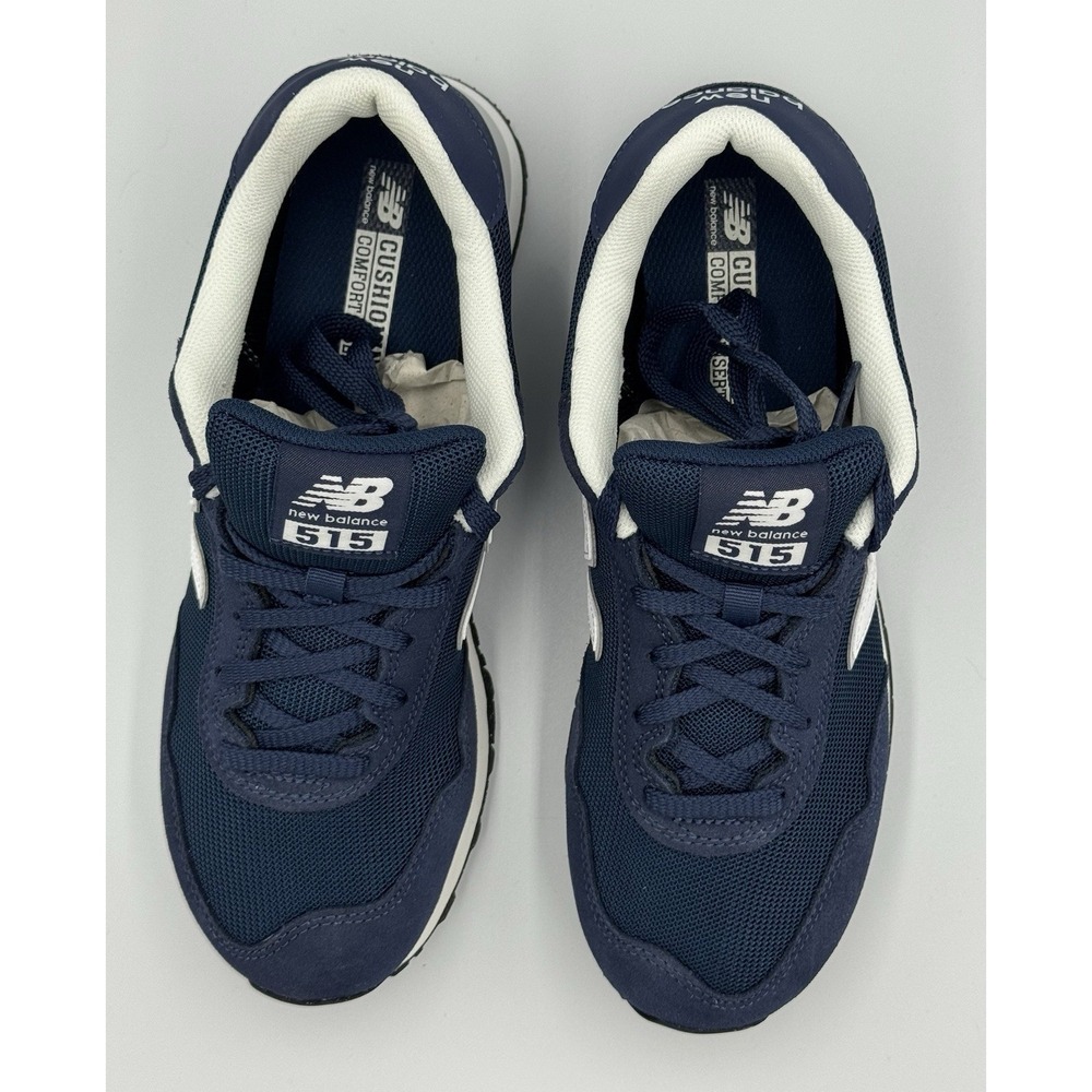 New Balance 515 Running Mens 9 Wms 10.5 Navy Blue White Classic ML515NVY - Picture 5 of 7